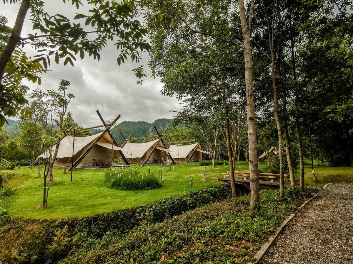 Lala Mukha Tented Resort Khao Yai Mu Si Exteriör bild